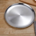 thumbnail image 1 of Conjunto De licencia forma forma material acero Inoxidable Para Acampar Libre, Bandeja De Servicio, licencia De , Cocina 26cm perfecl Plato de Cena de Acero Inoxidable, 1 of 8