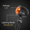 thumbnail image 5 of 4Pcs Black Motorcycle Turn Signal Indicator Lights for Honda Fatboy Chopper B Series Moto Blinker Light, 5 of 5