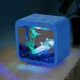 thumbnail image 2 of Energy Saving Fish Tank Stylish Reusable Clamshell Feeding Window Fish Terrarium Household Supplies, 2 of 4