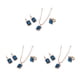 thumbnail image 4 of Sonducket Conjunto de collar, pendientes y anillo de cristal de imitación, regalo con diamantes brillantes, conjunto de joyería de piedra, azul Type1 NO1, 4 of 6