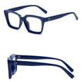 thumbnail image 4 of Square Reading Glasses Rectangle Blue Light Blocking Spring Hinge Readers, 4 of 4