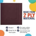 thumbnail image 4 of Exquisite Brown Beverage Napkins, 50 Count Disposable Paper Cocktail Napkins, 5" x 5" Folded, 4 of 7