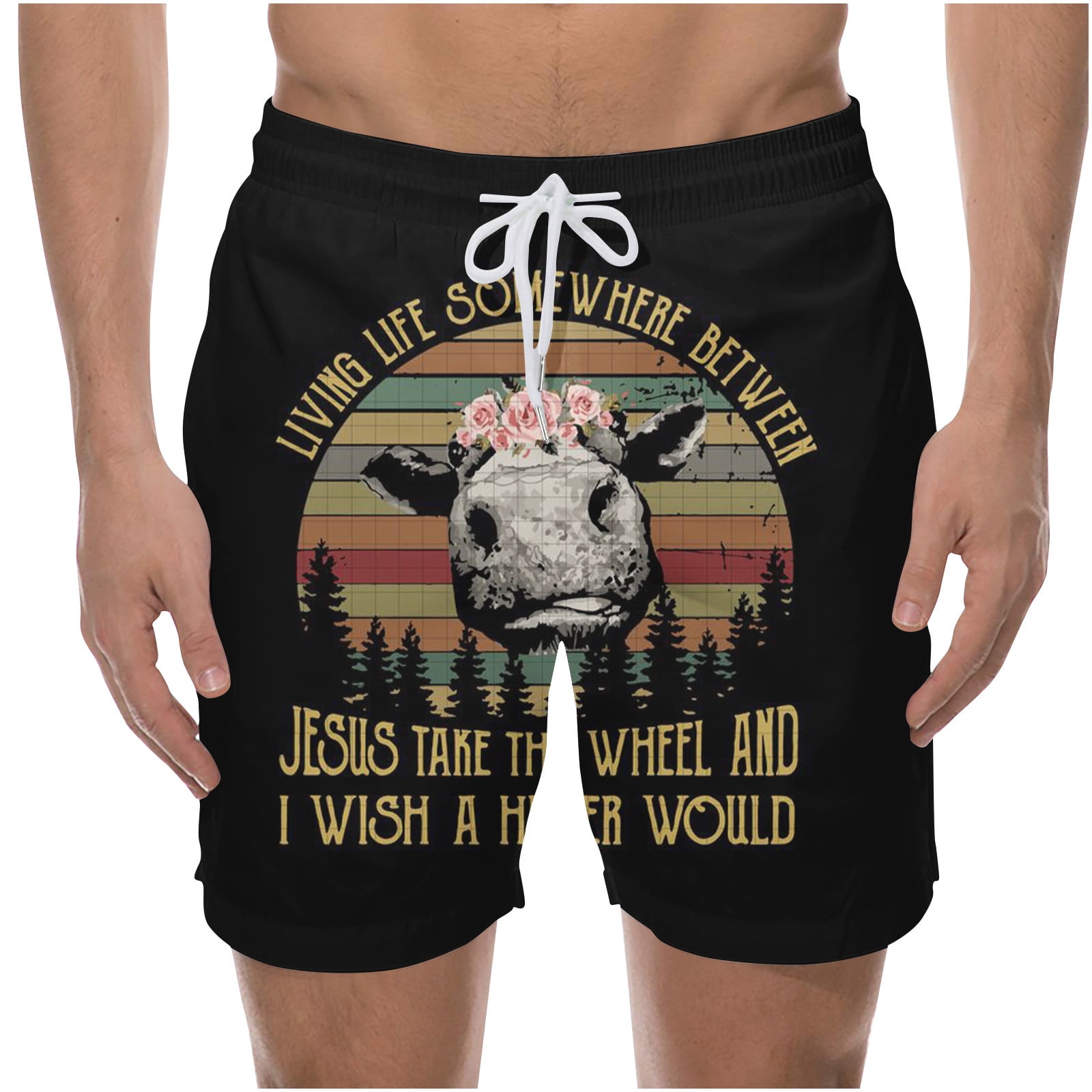 Funny print shorts outlet
