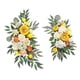 thumbnail image 1 of 2 guirnaldas de flores artificiales decorativas de peonía falsa rústica para boda Amarillo blanco, 1 of 9