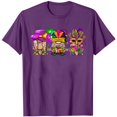 thumbnail image 3 of Fiudx Camisetas para Mujer Camiseta de Manga Corta con Cuello Redondo y Estampado de Carnaval para Mujer, Moda y Ocio, 3 of 3