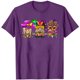thumbnail image 4 of Fiudx Tops para Mujer Camiseta de Manga Corta con Cuello Redondo y Estampado de Carnaval para Mujer, Moda y Ocio, 4 of 4