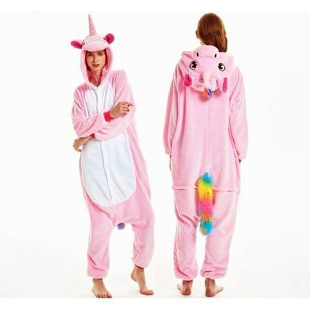 

CoCopeanut Unicorn Panda Totoro Pajamas Stitch Adult Animal Onesies Women Men Couple 2020 Winter Pajamas Suit Cat Sleepwear Flannel Pijamas