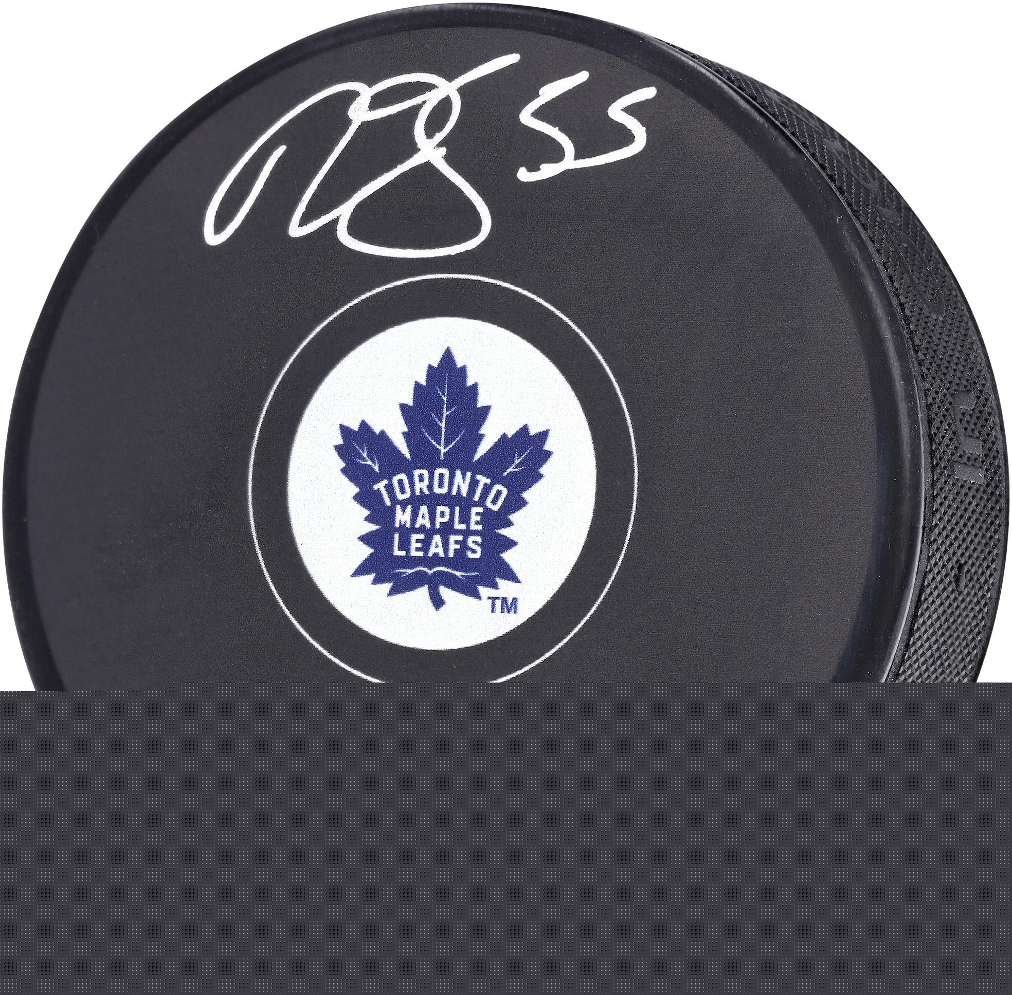 Mark Giordano Toronto Maple Leafs Autographed Hockey Puck - Fanatics Authentic Certified