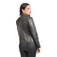 thumbnail image 3 of Chamarra biker con estoperoles Roman Fashion /Juvenil, 271 (Gris obscuro) gris oscuro M, 3 of 6