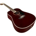 thumbnail image 4 of Washburn WD100DL Dreadnought Mahogany Acoustic Guitar Transparent Wine Red, 4 of 5