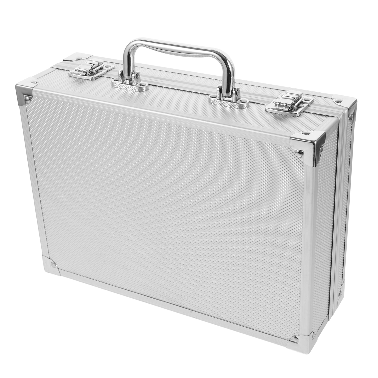 Worgeous Toolbox Bag Jumbo Case Aluminum Briefcase Silver