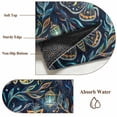 thumbnail image 6 of Abstract Butterfly Area Rugs 8'x10', Washable Small Throw Rugs for Living Room Patio, Botanical Watercolor Moon Stars Leaf Indoor Outdoor Rug Non-Slip Low Pile Carpet Runner Reversible Floor Mats, 6 of 8