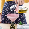 thumbnail image 3 of Wheat Straw Small Mouth Funnel Canning Hopper Liquid Pickles Kitchen Gadgets Essential Oil Splitter, 3 of 3