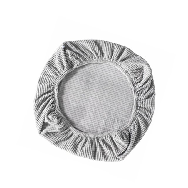 Elastic Office Chair Seat Covers Stretchable Chair computer desk chair Slipcover Silver Grey