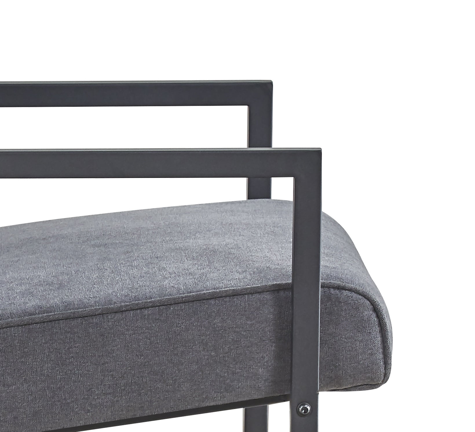 Kadyn Arm Chair, Single Sofa Chairs for Bedroom, Fabric Armchair for Living Room, Grey