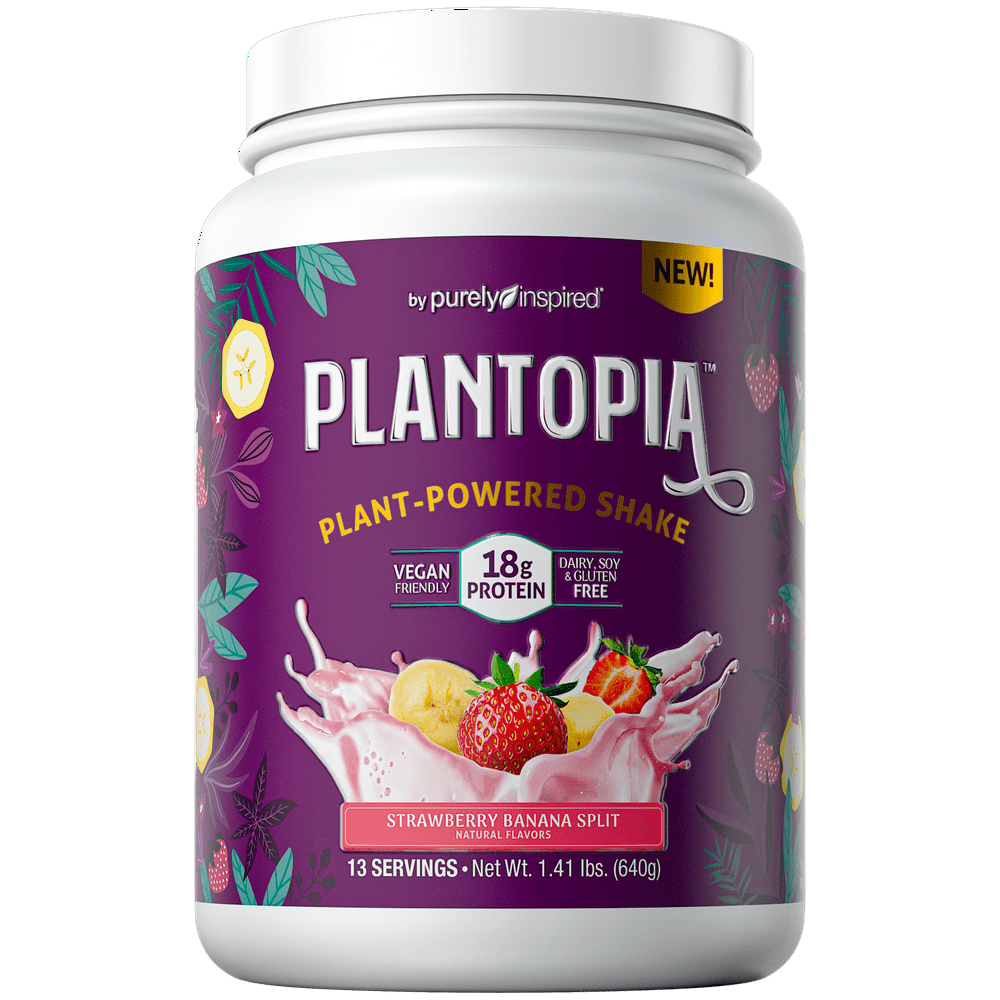 Plantopia by Purely Inspired Plant Based Protein Powder, Vegan Friendly