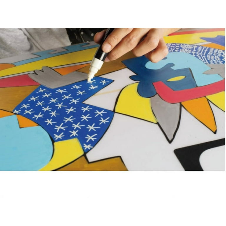 MEZZO\" THE POLiCY ポスカ Uni POSCA Paint Markers, Basic Set of 16, Medium - The Art