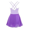 thumbnail image 2 of iiniim Girls Classic Ballet Dance Dress Ballerina Outfit Gymnastics Dancewear Sleeveless Tutu Skirted Leotard, 2 of 7