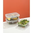 thumbnail image 3 of JoyJolt Food Prep Storage Containers - Set of 5 - Grey, 3 of 10
