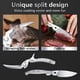 thumbnail image 2 of Tijeras de cocina para aves, tijeras de cocina resistentes con borde dentado, tijeras de cocina desmontables con resorte, acero inoxidable multiusos afilado para cortar pollo, pescado, huesos y carne, 2 of 4