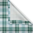 thumbnail image 5 of Ambesonne Turquoise Grommet Curtain, Checkered Tartan, 50" x 120", Sea Green Pale Blue, 5 of 6