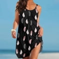 thumbnail image 1 of WILLBEST Vestidos Casuales Vestido de Playa Holgado con Dobladillo y Estampado de Dibujos Animados Lindo sin Mangas Sexy A La Moda para Mujer Chica, 1 of 3