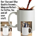 thumbnail image 2 of Sister Sibling Nickname Gift Mug They Call Me Li'l Stinker 15oz Coffee Tea Cup, 2 of 4