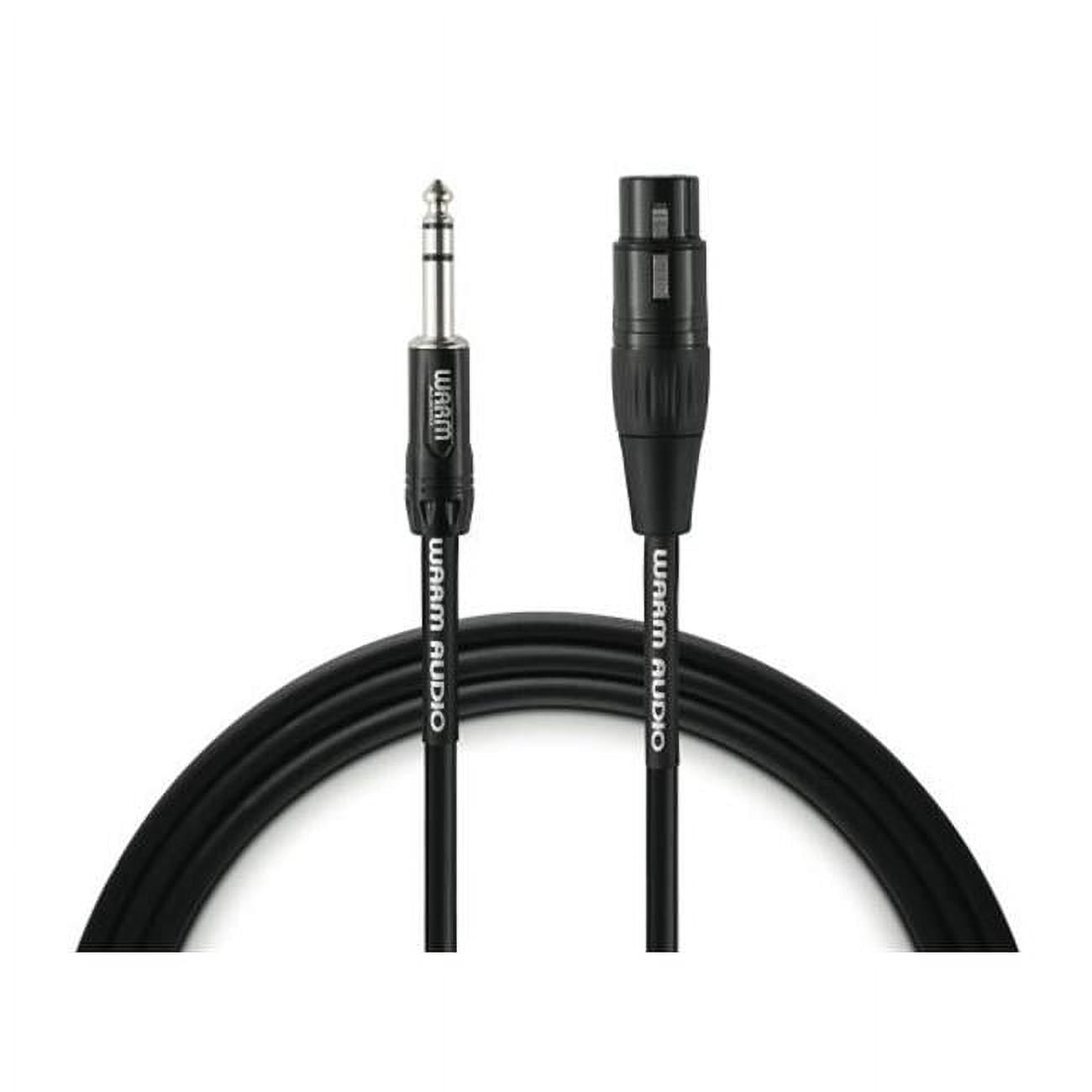 Warm Audio Cables 3720144 3 ft. Pro Series Studio & Live XLR Female To TRS Male Cable