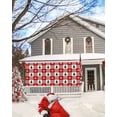 thumbnail image 5 of Garage Door Banner Cover 7 x 16 ft, Christmas Tree Snowflake Red White Plaid Christmas Garage Door Decorations Holiday Christmas Backdrop Decor for Winter New Year Xmas Party, 5 of 6