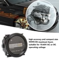 thumbnail image 3 of Boat Hour Meter, Maximum 99999.99H Durable Plastic Engine Hourmeter 2.4in Diameter  for Vehicle, 3 of 7