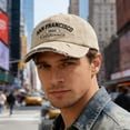 thumbnail image 2 of WMNTST Unisex Baseball Caps Distressed Washed Curved Brim Cap With Letter Embroidery Adjustable Dad Hat, 2 of 4