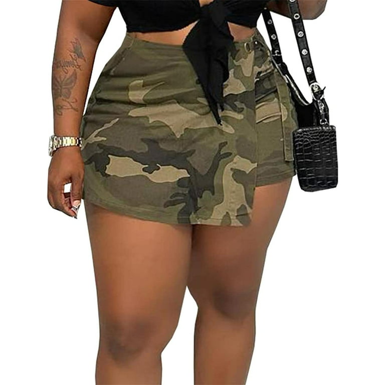 Shorts For Women Camouflage Print Skirt With Shorts Tight Streetwear Summer  Sexy Shorts Plus Size Wholesale Dropshipping - Plus Size Pants & Capris -  AliExpress