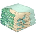 thumbnail image 4 of GZHJMY Beautiful Mermaid Green Kitchen Towels Set of 4 Dishcloths Hand Towels Tea Towels Ultra Absorbent for Cleaning Washing Drying Dishes Tableware 28'' x 18'', 4 of 7