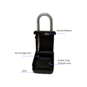 Vault Locks 3200 Combination Lock Box, Zinc Alloy, 1 Piece