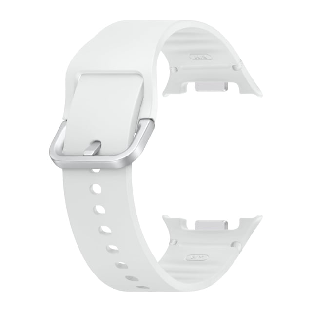 Correa deportiva para Samsung Galaxy Watch Serie 8 S/M, goma blanca