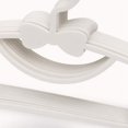 thumbnail image 5 of CUITING 10 Pack Colour Plastic Baby Hangers  Extendable Hangers  Children Coat Hangers with Stackable Hooks  Non-Slip Toddler Hangers for Kids Children Clothes Dresses (White), 5 of 5