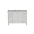 thumbnail image 2 of KBC Horizon 48" Wood Bathroom Vanity w/Engineered White Stone in White, 2 of 6