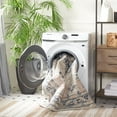 thumbnail image 4 of SAFAVIEH Blair Amyas Traditional Machine Washable Area Rug, 8' x 10', Beige/Navy, 4 of 13