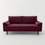 Kingway Furniture Velvet Genoa Living Room Sofa In Rosy
