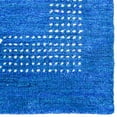 thumbnail image 4 of Rugsotic Carpets Handmade Rugs Hand Knotted Loom Rectangle 9'x12' Blue Silk Mix for Indoor Use, 4 of 8