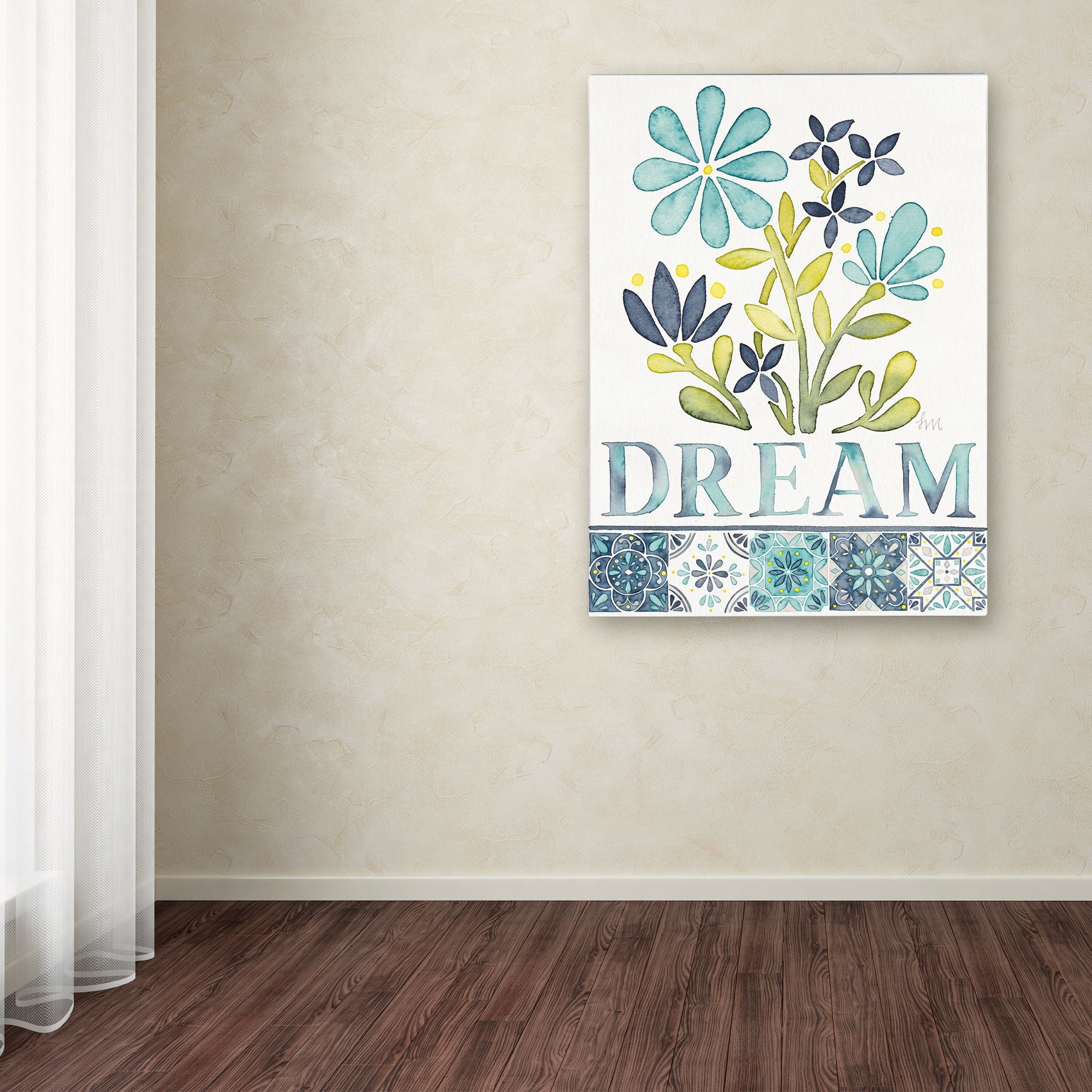 Trademark Fine Art 'Garden Getaway Inspiration I' Canvas Art by Laura Marshall