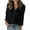 Black, variant on Womens Button Down Shirts Long Sleeve Dressy Cotton Linen Shirts Loose Casual Collared Button Up Blouses Oversized Tops