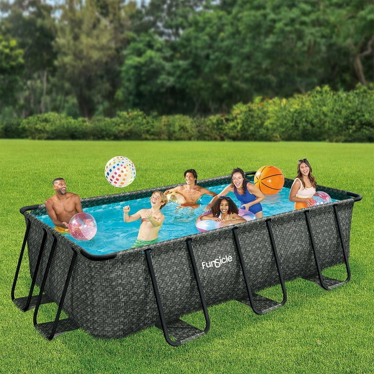 Funsicle 13 x 7 x 39 Rectangular Oasis Designer Above Ground Lap Pool