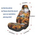 thumbnail image 3 of Fuzoiu Welcom Fall Print Elastic Car Seat Covers, Seat Cover Protector,Universal Fit Interior Covers for Most Cars,Washable Seat Cover Non Slip for SUV,Sedan,Van, 3 of 5