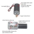 thumbnail image 4 of Velocidad De Alta Torsión Reduzca El Motor De La Caja De Engranajes Eléctricos Motor De Engranaje De Gusano Reversible De 8 Mm 12V, 4 of 7