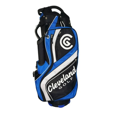 Cleveland Browns Golf Cart Bag - Cleveland Golf Single Carry Strap Riding Cart Bag With 14 Club Divider, Blue