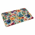 thumbnail image 2 of Vintage Botanical Door Mat&nbsp;Indoor Outdoor Entrance, Non Slip Small Rug for Kitchen Bathroom Entryway Rug, Spring Floral Summer Vintage Washable Doormat Floor Mat for Office Home Decor 16x24 Inch, 2 of 8