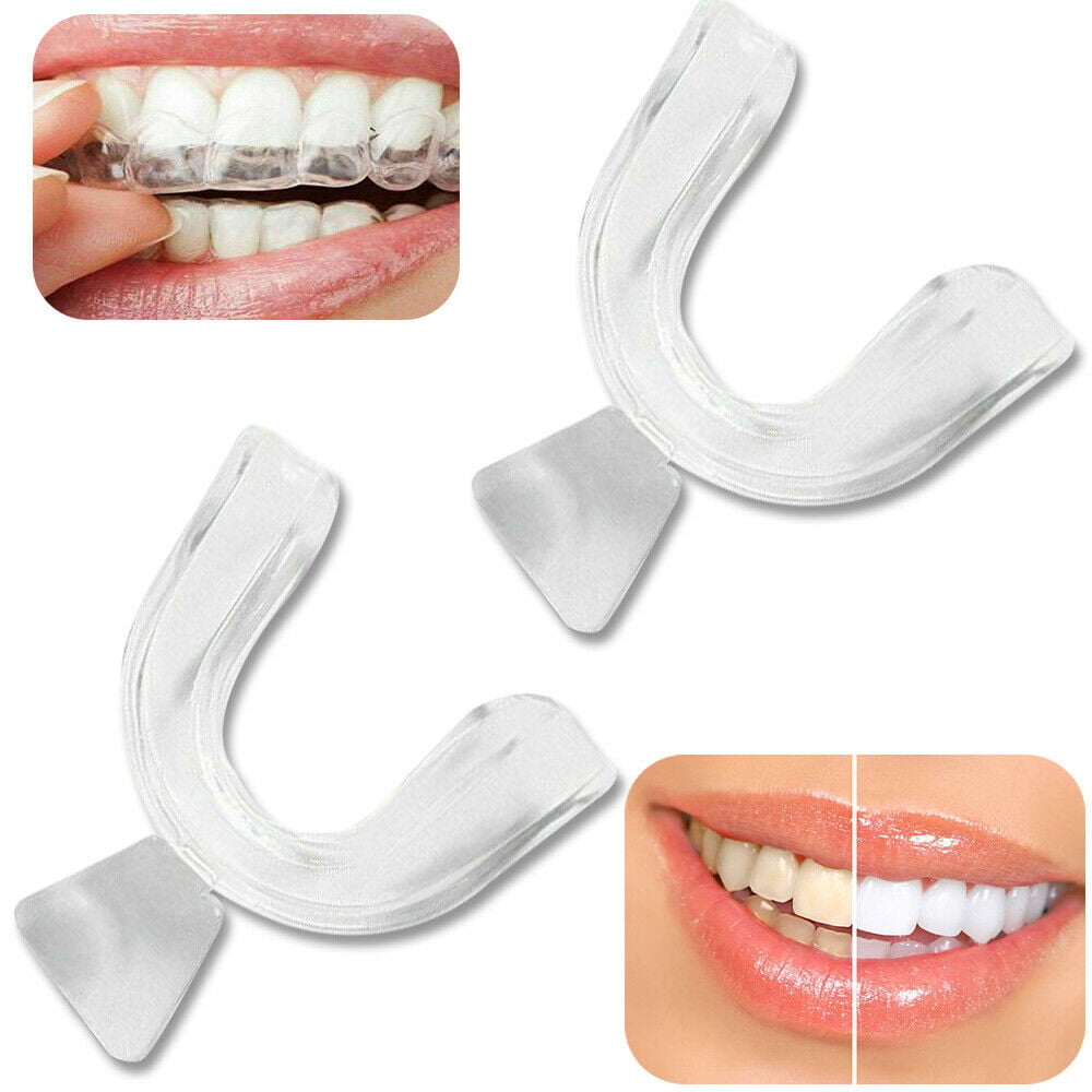 Ultra White Thin Moldable Teeth Whitening Trays with Storage Case