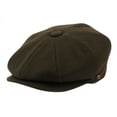 thumbnail image 5 of Men's Classic 8 Panel Wool Blend Newsboy Ivy Cap Snap Brim Tweed Gatsby Hat, 5 of 18