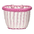 thumbnail image 1 of Cesta de bicicleta para niños con accesorio universal para manillar para aventuras al aire libre blanco rosa, 1 of 9